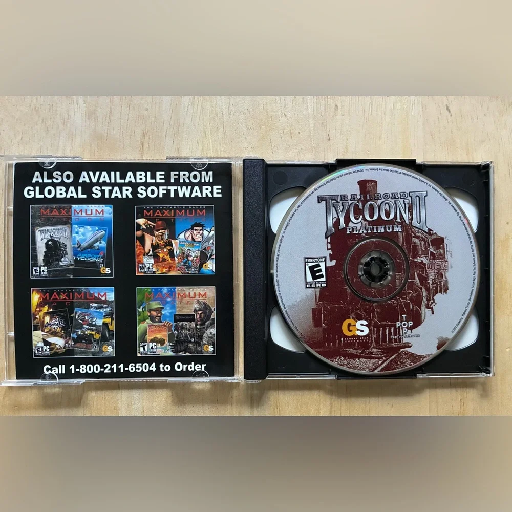 Maximum Tycoon: Railroad Tycoon II Platinum & Airport Tycoon 2 (PC, 2003)